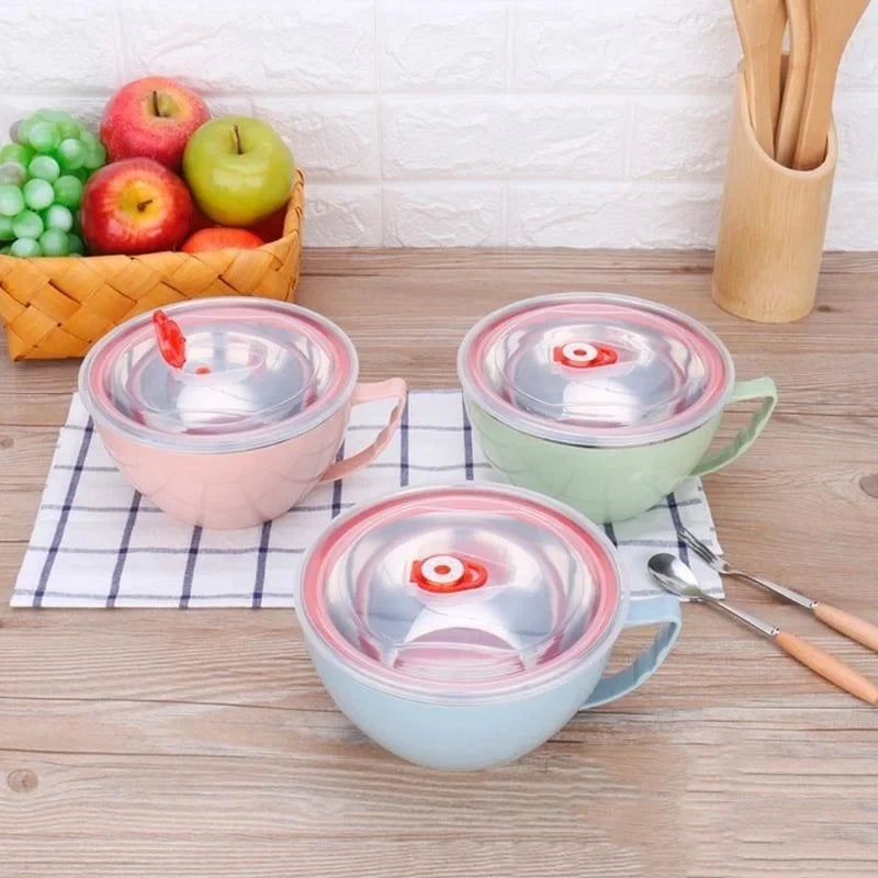 Insulated Stainless Steel Noodle Bowl