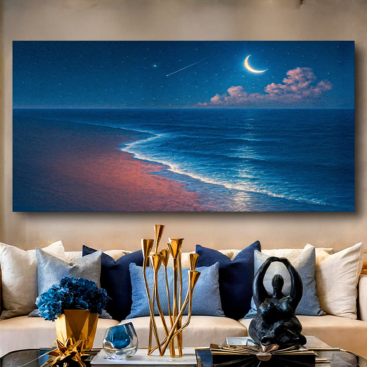 Beach Shoreline Coastal Wall Art V